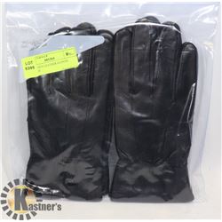 2PK LADIES LEATHER GLOVES X-LARGE
