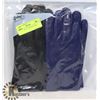 Image 1 : 2PK LADIES LEATHER GLOVES LARGE