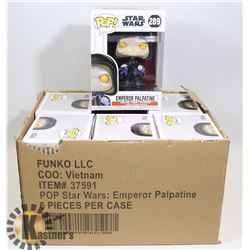 FUNKO POP CASE OF 6 EMPEROR PALPATINE FIGURES
