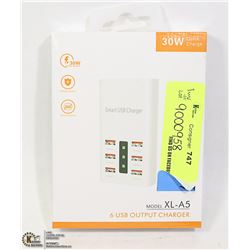 30W QUICK CHARGE 6 USB OUTPUT CHARGER