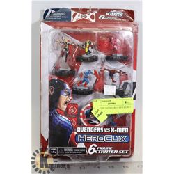 HEROCLIX AVENGERS 6 FIGURE SET