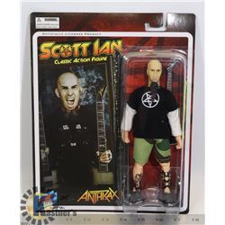 SCOTT IAN ANTHRAX ACTION FIGURE WITH GUITAR