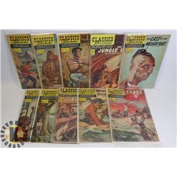 TEN 15 CENT COMICS