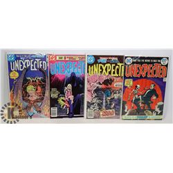 FOUR 20/60 CENT UNEXPECTED COMICS