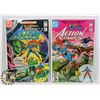 Image 1 : 2 VINTAGE SUPERMAN IN ACTION COMICS