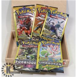 5 SEALED POKEMON GO BOOSTER PACKS