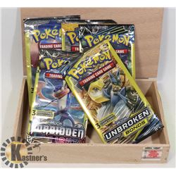 5 SEALED POKEMON GO BOOSTER PACKS