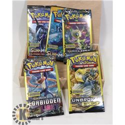 5 SEALED POKEMON GO BOOSTER PACKS