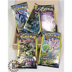 5 SEALED POKEMON GO BOOSTER PACKS
