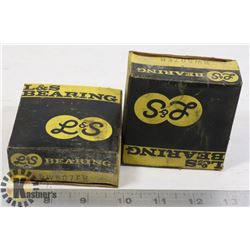 2 NOS L&S RW507ER WHEEL BEARING (FITS 50/60'S GM)