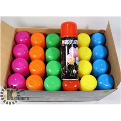 CASE OF 24 CANS OF PARTY STRING