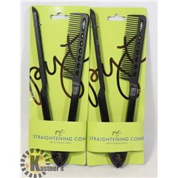 TWO NEW STRAIGHTENING COMBS