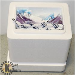FREEZER PACKS (18) WITH MEDICAL STYROFOAM