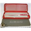 Image 1 : KNITTING NEEDLES COMPLETE (27) SET- AERO BRAND