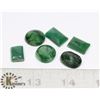 Image 1 : #55-GREEN EMERALD GEMSTONE 65.30ct
