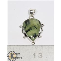 #23-PREHNITE PENDANT