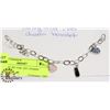 Image 1 : STERLING SILVER .925 CHARM BRACELET