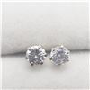 Image 2 : SILVER CUBIC ZIRCONIA EARRINGS