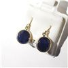 Image 1 : 10K YELLOW GOLD SAPPHIRE(5.1CT)  EARRINGS