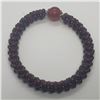 Image 1 : SILVER GARNET FLEXIBLE  BRACELET