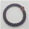 Image 2 : SILVER GARNET FLEXIBLE  BRACELET