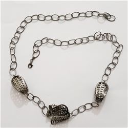 SILVER 17.2G 22"  NECKLACE