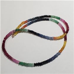 14K YELLOW GOLD SAPPHIRE EMERALD RUBY(43CT)