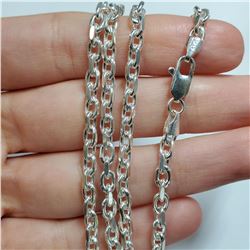 SILVER  CH (~LENGTH 24INCHES) (~WEIGHT 24G)