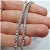 Image 1 : SILVER CUBIC ZIRCONIA  NECKLACE