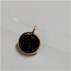 14K YELLOW GOLD BLACK DIAMOND(1CT)