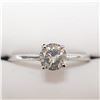 Image 1 : 14K WHITE GOLD DIAMOND(H-I, I, 0.65CT)  RING