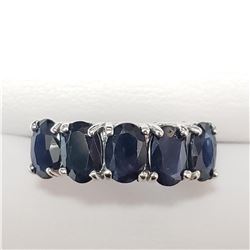 10K WHITE GOLD SAPPHIRE(3.3CT)  RING