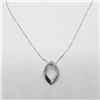 Image 2 : SILVER DIAMOND 18"  NECKLACE