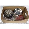 Image 1 : BOX OF MISC ESTATE SILVER PLATE