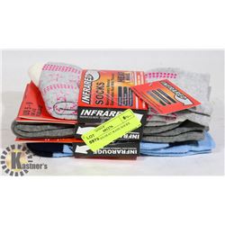 3PK LADIES HEAT WAVE SOCKS