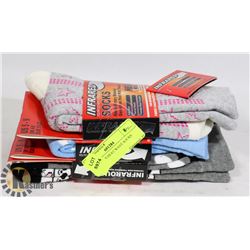 3PK LADIES HEAT WAVE SOCKS