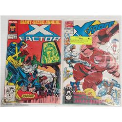 2 COLLECTOR COMICS #3, #2 X FORCE AND X FACTOR