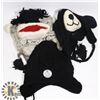 Image 1 : LOT OF 3 ANIMAL FACE TOQUES