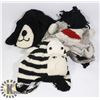 Image 1 : LOT OF 3 ANIMAL FACE TOQUES