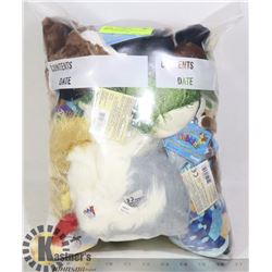 LOT OF 6 WEBKINZ "ADOPT A PET" COLLECTIBLE PLUSH