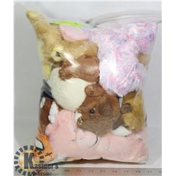 LOT OF 6 WEBKINZ "ADOPT A PET" COLLECTIBLE PLUSH