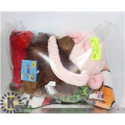 LOT OF 6 WEBKINZ "ADOPT A PET" COLLECTIBLE PLUSH