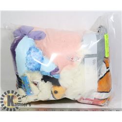 LOT OF 6 WEBKINZ "ADOPT A PET" COLLECTIBLE PLUSH