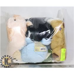 LOT OF 6 WEBKINZ "ADOPT A PET" COLLECTIBLE PLUSH