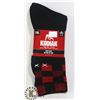 Image 1 : 2PK OF KODIAK WOOL BLEND SOCKS; SIZE L/G