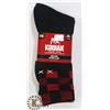 Image 1 : 2PK OF KODIAK WOOL BLEND SOCKS; SIZE L/G