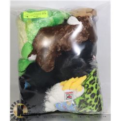 LOT OF 6 WEBKINZ "ADOPT A PET" COLLECTIBLE PLUSH