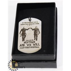 "WHEN THE DEMONS COME" PENDANT