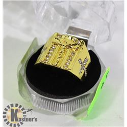 MENS CRUCIFIXION RING SIZE 11