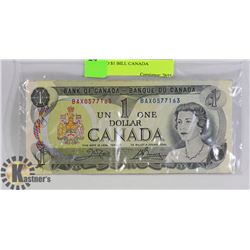 1973 TWO $1 BILL CANADA